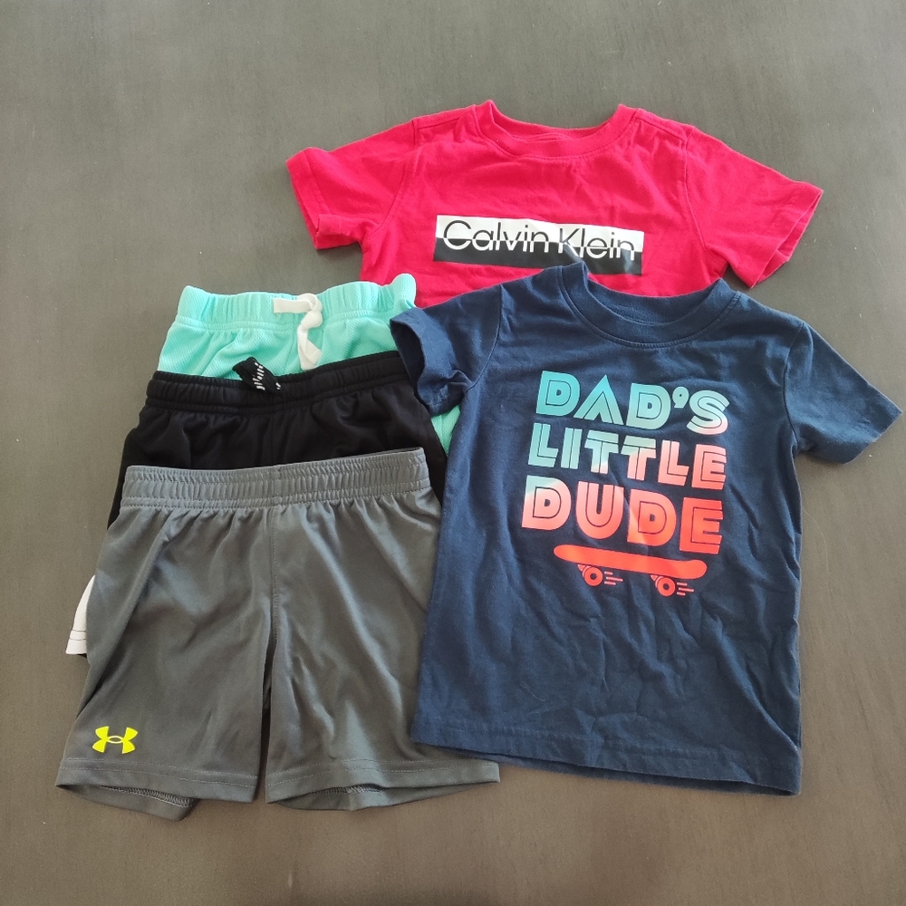 Bundle Toddler Boy Size 2T Calvin Klein Jumping Beans Under Armour